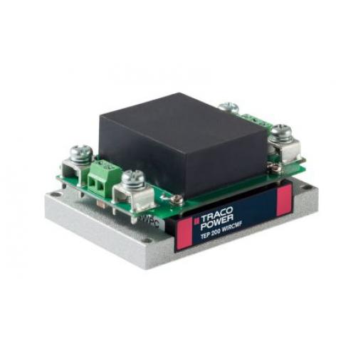 TRACOPOWER Měnič DC/DC TEP 200, výstup: 38.4 V 2.25 kV, Vin 75V 4.5 A, Vin 18V -40 °C 75 °C