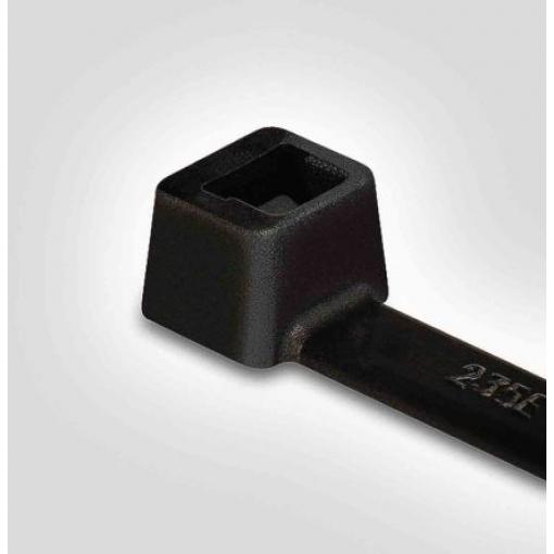 Stahovací páska 111-02660 T25LL-PA66W-BK Nylon 66 HellermannTyton