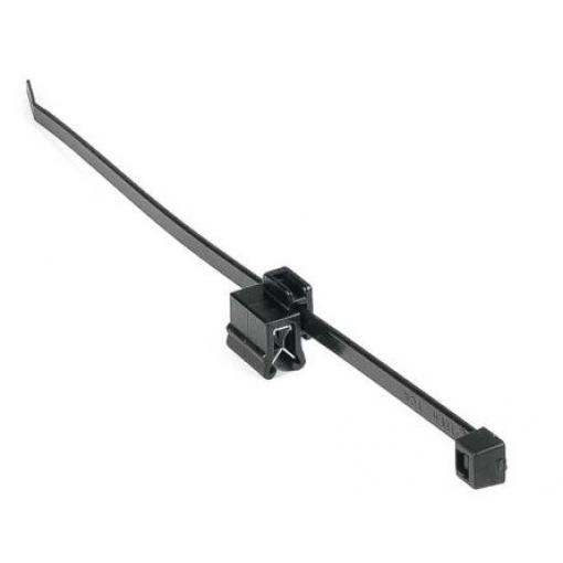 Stahovací páska Montáž 156-00698 T50ROSEC5B-PA66W-BK 200 mm 4.6mm Černá Nylon 66 HellermannTyton