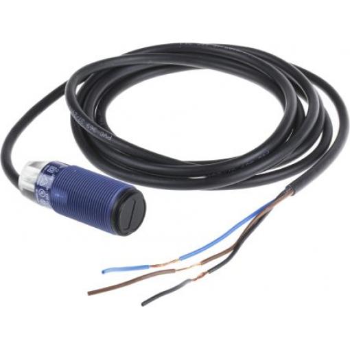 Fotoelektrický snímač, řada: XUB 4 m Infračervený válcový Kabel, výstup: PNP Retroreflexní IP65, IP67
