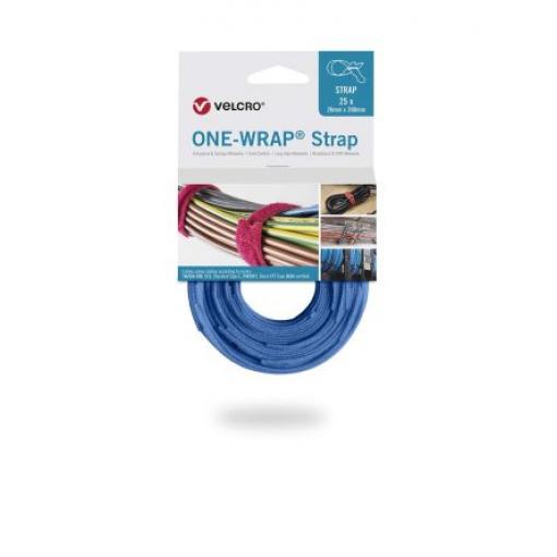 Suchý zip, Akvamarínová 20 mm x, délka: 200 mm Předem nařezané VELCRO®