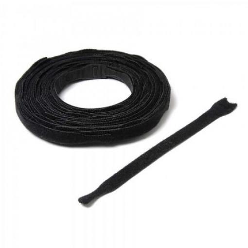 Suchý zip, Černá 20 mm x, délka: 200 mm Předem nařezané VELCRO®
