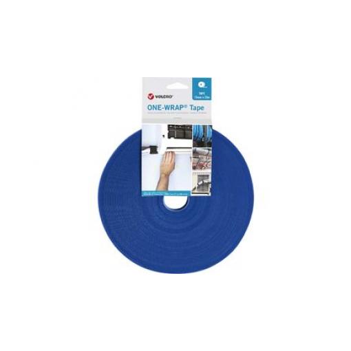 Páska na suchý zip, Modrá 10 mm x, délka: 25 m VELCRO®