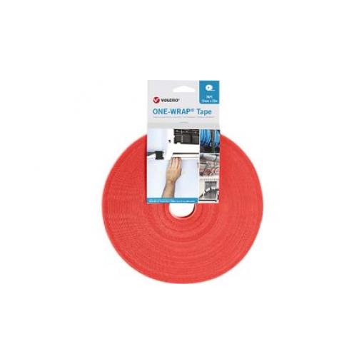 Páska na suchý zip, Oranžová 10 mm x, délka: 25 m VELCRO®