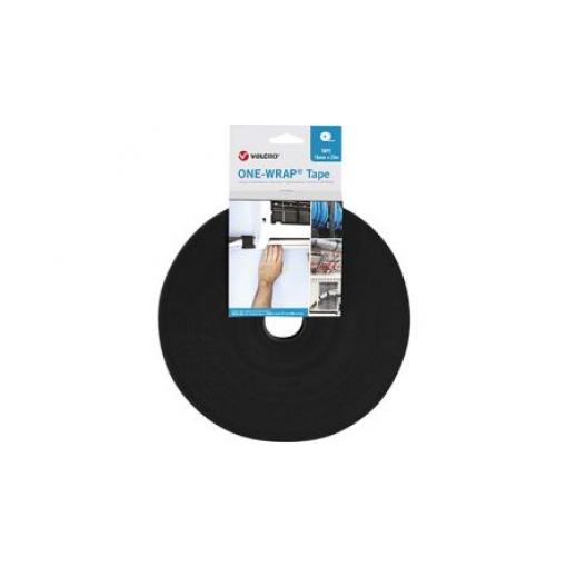 Páska na suchý zip, Černá 20 mm x, délka: 25 m VELCRO®
