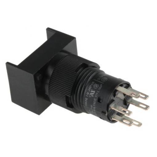 Omron Tlačítkový spínač, řada: A3C IP40 SPST Panel Okamžité Osvětlené 12 mm 500 mA, barva LED: Zelená, Červená, Bílá,