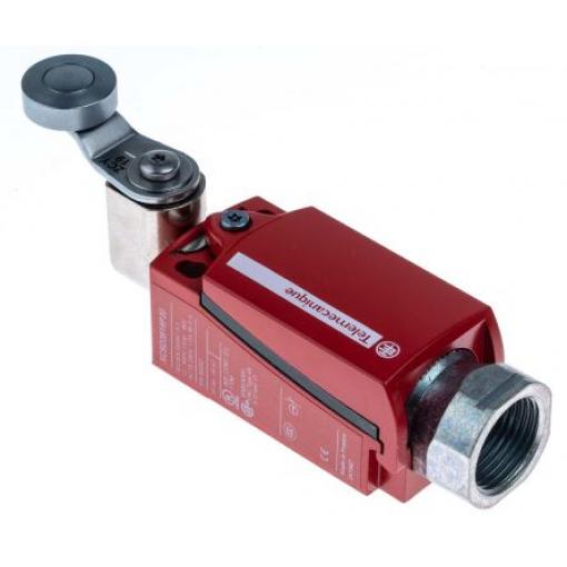 Telemecanique Sensors XCSD Páka s válečkem Spínač blokování 1 NO, 2 NC IP66, IP67 Plastové 240 V ac 1.5 A
