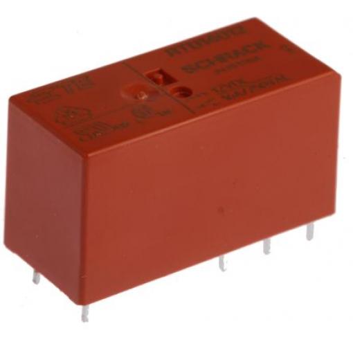 TE Connectivity Výkonové relé SPDT Montáž na plošný spoj 16 A 12 V dc RT1