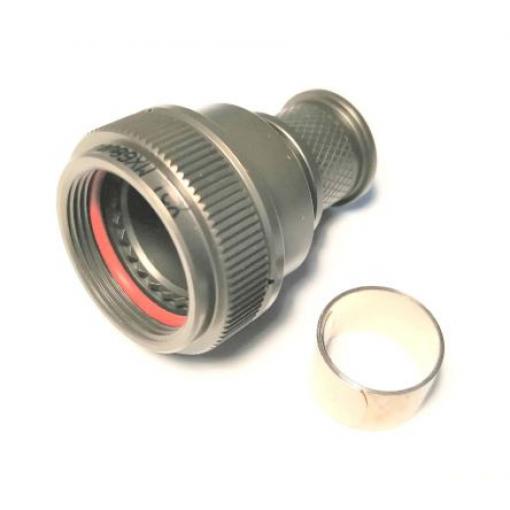 Kovový plášť pro kulaté konektory, řada: BK4 rozměr 18, orientace těla: Rovný Amphenol Limited, pro použití s: 38999 III