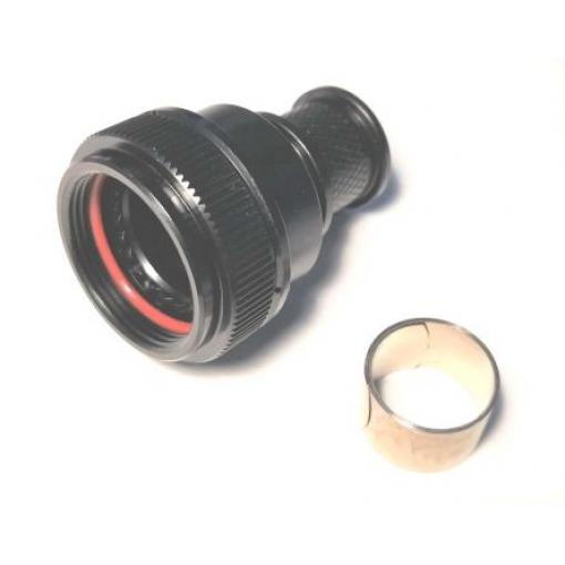 Kovový plášť pro kulaté konektory, řada: BK4 rozměr 18, orientace těla: Rovný Amphenol Limited, pro použití s: 38999 III