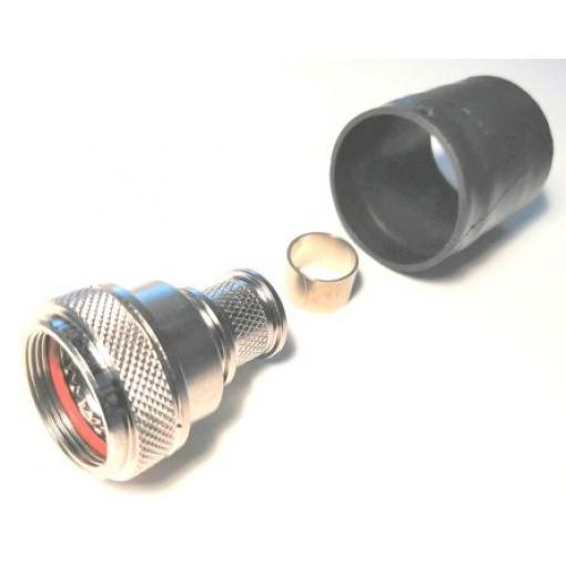 Kovový plášť pro kulaté konektory, řada: BK4 rozměr 14, orientace těla: Rovný Amphenol Limited, pro použití s: 38999 III
