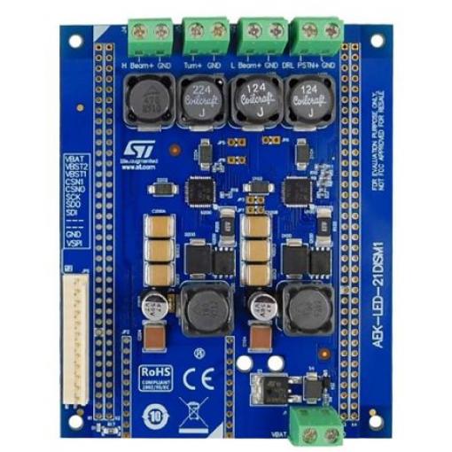 Digitálně Řízená Deska Ovladače Led AEK-LED-21DISM1 Deska displeje STMicroelectronics AEK-LED-21DISM1 L99LD21, pro