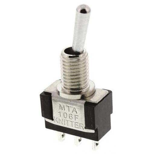 KNITTER-SWITCH Přepínač Panel SPDT zap-zap ovládání 4 A Pájecí 30 V dc