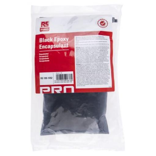 Směs pro zalévání obvodů, Černá 1000 g Epoxid, Balení RS PRO