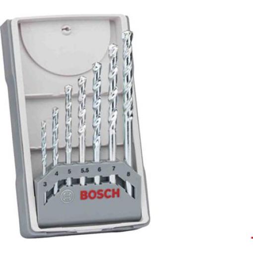 Sada bitů vrtáků, Ocel, počet kusů: 7 Bosch Více materiálů, max. velikost: 8 mm, min. velikost: 3 mm