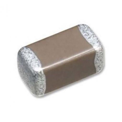 Vícevrstvý keramický kondenzátor, řada: Standard 100 pF ±5 % C0G dielektrický, Povrch 500 V dc, 1206 Yageo
