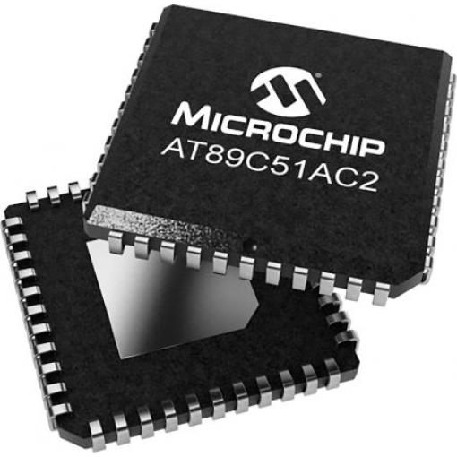 Microchip Mikrokontrolér AT89C51AC2-SLSUM 8 bit 80C51 20 MHz 8kB Blesk 1.25 kB RAM, počet kolíků: 44 kolíkový, PLCC