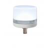 RS PRO LED maják Stálé barva Bílá 24V dc LED Šroubová svorka 40mA CE IP66