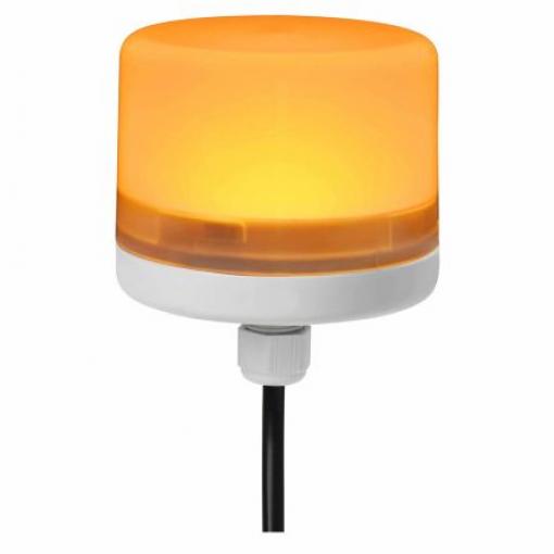 RS PRO LED maják, řada: ELITE Stálé barva Žlutá 24V dc LED Šroubová svorka 40mA CE IP66