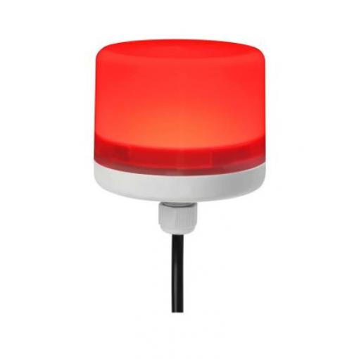 RS PRO LED maják Stálé barva Červená 24V dc LED Šroubová svorka 40mA CE IP66