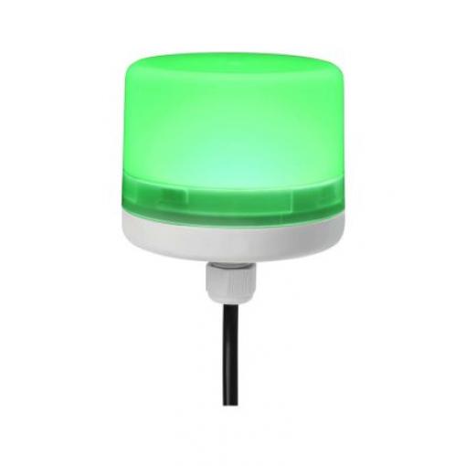 RS PRO LED maják, řada: ELITE Stálé barva Zelená 24V dc LED Šroubová svorka 40mA CE IP66