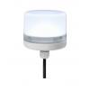 RS PRO LED maják, řada: ELITE Stálé barva Bílá 24V dc LED Šroubová svorka 40mA CE IP66