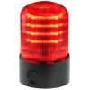 RS PRO Maják, řada: M-LINE FLR Stálé, Blikající, Otáčecí barva Červená 240V ac/dc LED Základna CE, CEI 60068-2-6 SINE