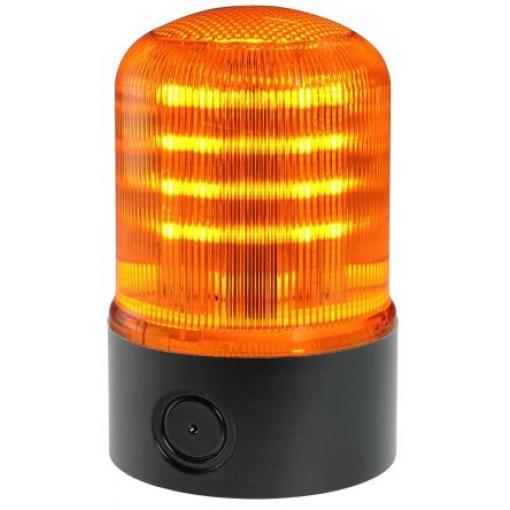 RS PRO Maják, řada: M-LINE FLR Blikající, Otáčecí, Stálé barva Žlutá 240V LED Šroubová svorka CE, UKCA IP66