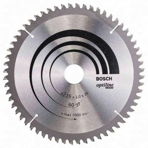 Kotouč pro kotoučovou pilu Bosch 60 Dřevo 216 mm 1