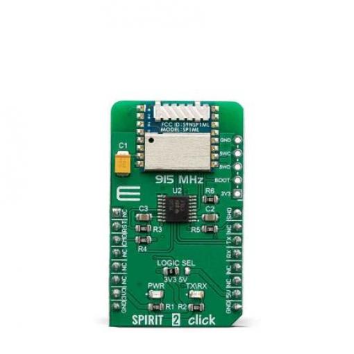 Komunikační a bezdrátový vývojový nástroj pro Ultra-low Power, Plně integrovaný RF modul Mikroe-3598 Wi-Fi SPIRIT2