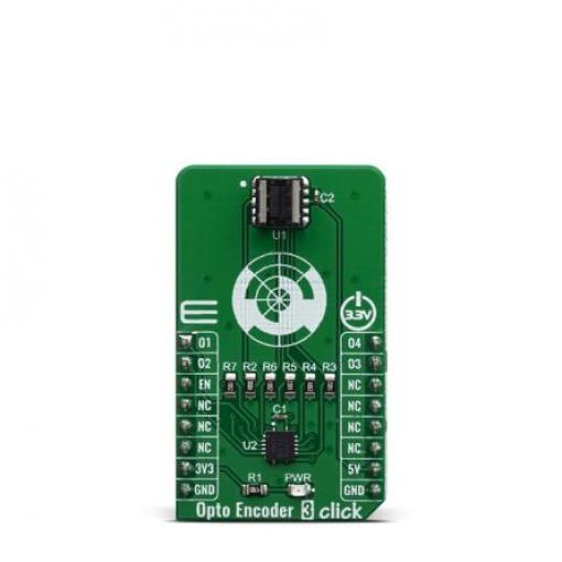 klasifikace: Vývojová sada for Mikroe-3710 Opto Encoder 3 Click MIKROE-3710 MikroElektronika