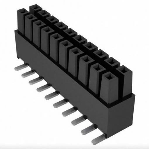 Patice PCB, řada: IPS1, orientace těla: Pravý úhel, rozteč: 2.54 mm Deska-deska, počet kontaktů: 50, počet řad: 2,