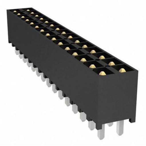Samtec Konektor PCB, řada: IPT1, Deska-deska, počet kontaktů: 40, počet řad: 2, rozteč: 2.54 mm, orientace těla: Pravý