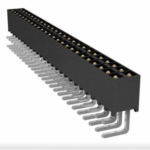 Samtec Konektor PCB, řada: IPT1, Deska-deska, počet kontaktů: 50, počet řad: 2, rozteč: 2.54 mm, orientace těla: Pravý