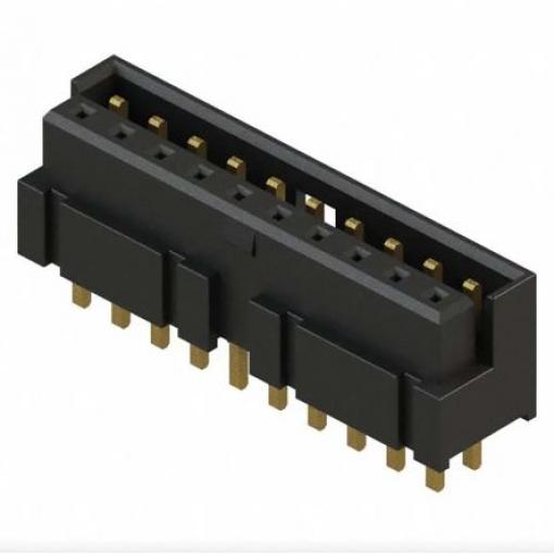 Samtec Konektor PCB, řada: LS2, Deska-deska, počet kontaktů: 40, počet řad: 1, rozteč: 2 mm, orientace těla: Rovný,