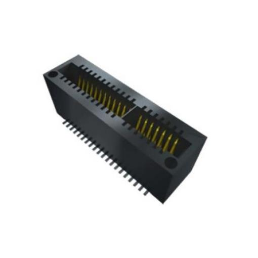 Samtec Hranový konektor, řada: MEC1, rozteč: 1 mm Vnitřní, počet kontaktů: 50, počet řad: 1, orientace těla: Svislé,