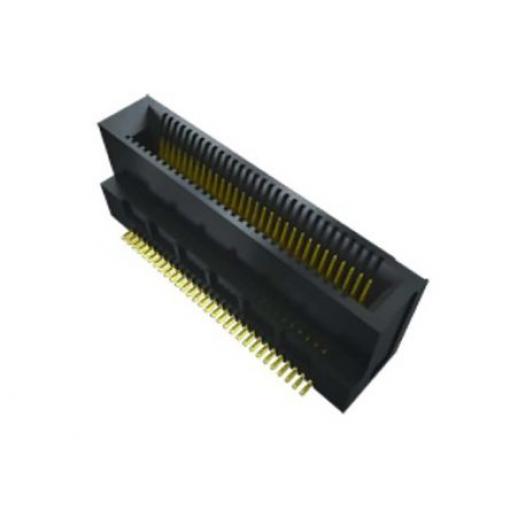 Samtec Hranový konektor, řada: MEC6, rozteč: 0.635 mm Vnitřní, počet kontaktů: 10, počet řad: 1, orientace těla: Pravý