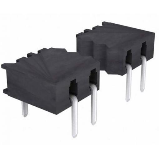 Patice PCB, řada: MMS, orientace těla: Rovný, rozteč: 2 mm Deska-deska, počet kontaktů: 2, počet řad: 1, Průchozí otvor