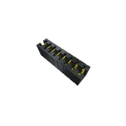 Samtec Bočník, řada: MNT Vnitřní, Rovný barva Černá, počet kontaktů: 8, počet řad: 1, rozteč: 2.54 mm