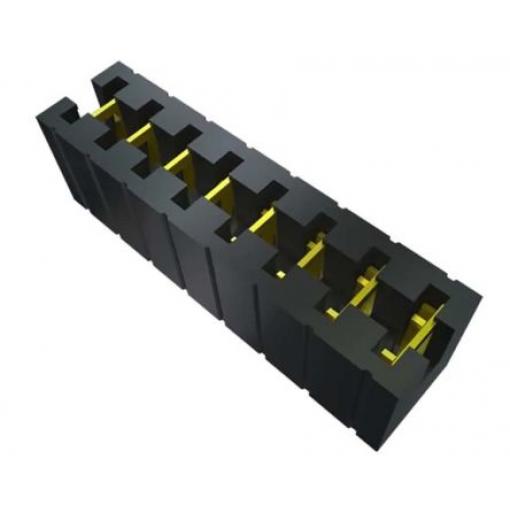 Samtec Bočník, řada: MNT Vnější, Rovný barva Černá, počet kontaktů: 12, počet řad: 1, rozteč: 2.54 mm