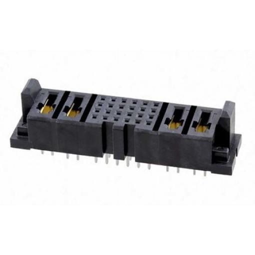 Patice PCB, řada: MPS-C, orientace těla: Rovný, rozteč: 2 mm Deska-deska, počet kontaktů: 28, počet řad: 14, Průchozí