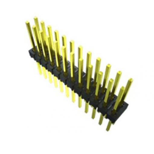 Samtec Kolíkový konektor, řada: MTSW, Deska-deska, počet kontaktů: 3, počet řad: 1, rozteč: 2.54 mm, orientace těla: