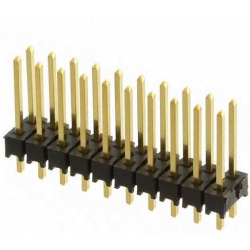 Samtec Kolíkový konektor, řada: MTSW, Deska-deska, počet kontaktů: 20, počet řad: 2, rozteč: 2.54 mm, orientace těla: