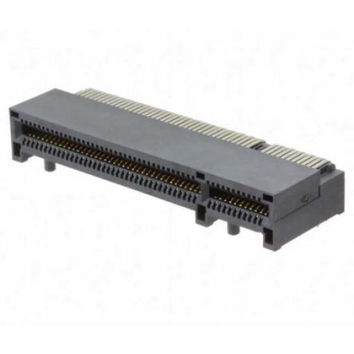 Samtec Hranový konektor, řada: PCIe, rozteč: 1 mm Vnitřní, počet kontaktů: 164, počet řad: 1, orientace těla: Svislé,
