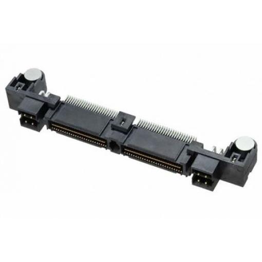 Patice PCB, řada: QFS, orientace těla: Rovný, rozteč: 0.635 mm Deska-deska, počet kontaktů: 156, počet řad: 2, Průchozí