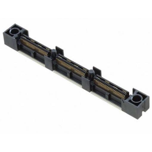 Patice PCB, řada: QFS, orientace těla: Rovný, rozteč: 0.635 mm Deska-deska, počet kontaktů: 156, počet řad: 2, Průchozí