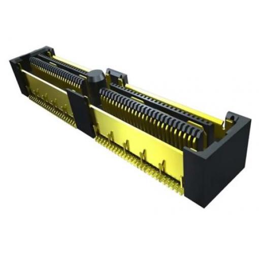 Patice PCB, řada: QFS, orientace těla: Rovný, rozteč: 0.635 mm Deska-deska, počet kontaktů: 104, počet řad: 2, Průchozí