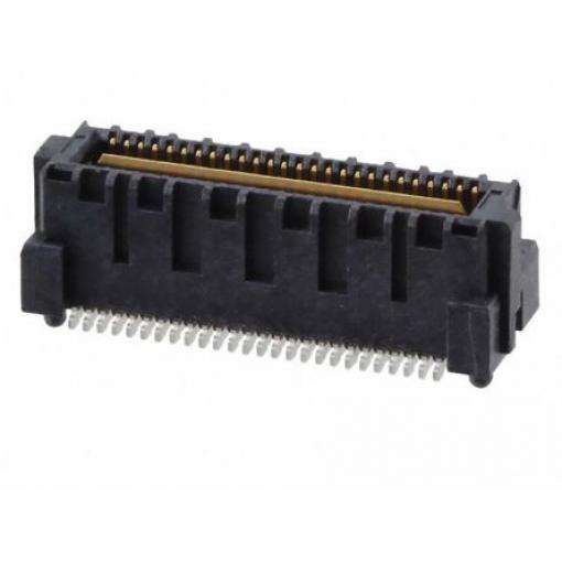 Samtec Konektor PCB, řada: QMS, Deska-deska, počet kontaktů: 52, počet řad: 1, rozteč: 0.64 mm, orientace těla: Rovný,