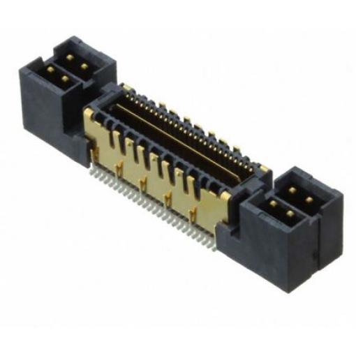 Samtec Konektor PCB, řada: QMS, Deska-deska, počet kontaktů: 52, počet řad: 1, rozteč: 0.64 mm, orientace těla: Rovný,