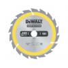 Kotouč pro kotoučovou pilu DeWALT 18 Hrubé dřevo, Dřevo se zapuštěnými hřebíky, Měkké dřevo, Kompozitní materiál 165 mm